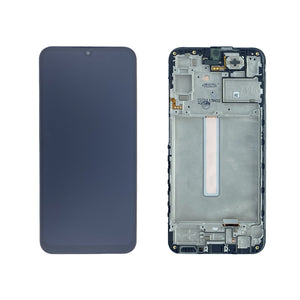 Samsung Galaxy A25 A256B Display And Digitizer With Frame Black Service Pack