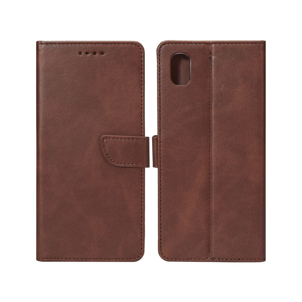 For iPhone XR Bookcase Brown