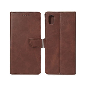 For iPhone XR Bookcase Brown