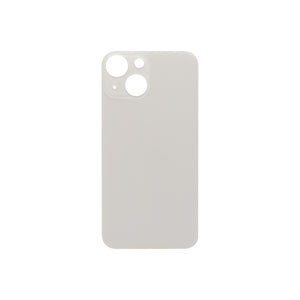 For Apple iPhone 13 Mini Back Glass, Enlarged Camera Frame Starlight Compatible