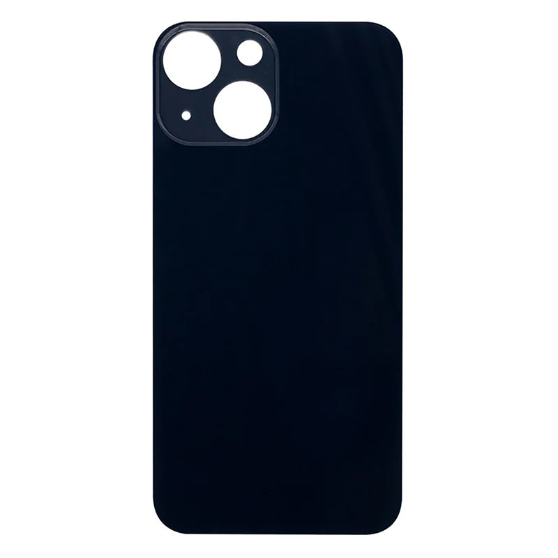 For Apple iPhone 13 Mini Back Glass, Enlarged Camera Frame Midnight Compatible