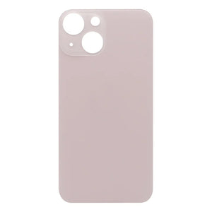 For Apple iPhone 13 Mini Back Glass, Enlarged Camera Frame Pink Compatible