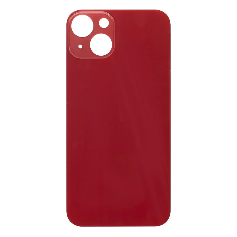For Apple iPhone 13 Mini Back Glass, Enlarged Camera Frame Red Compatible