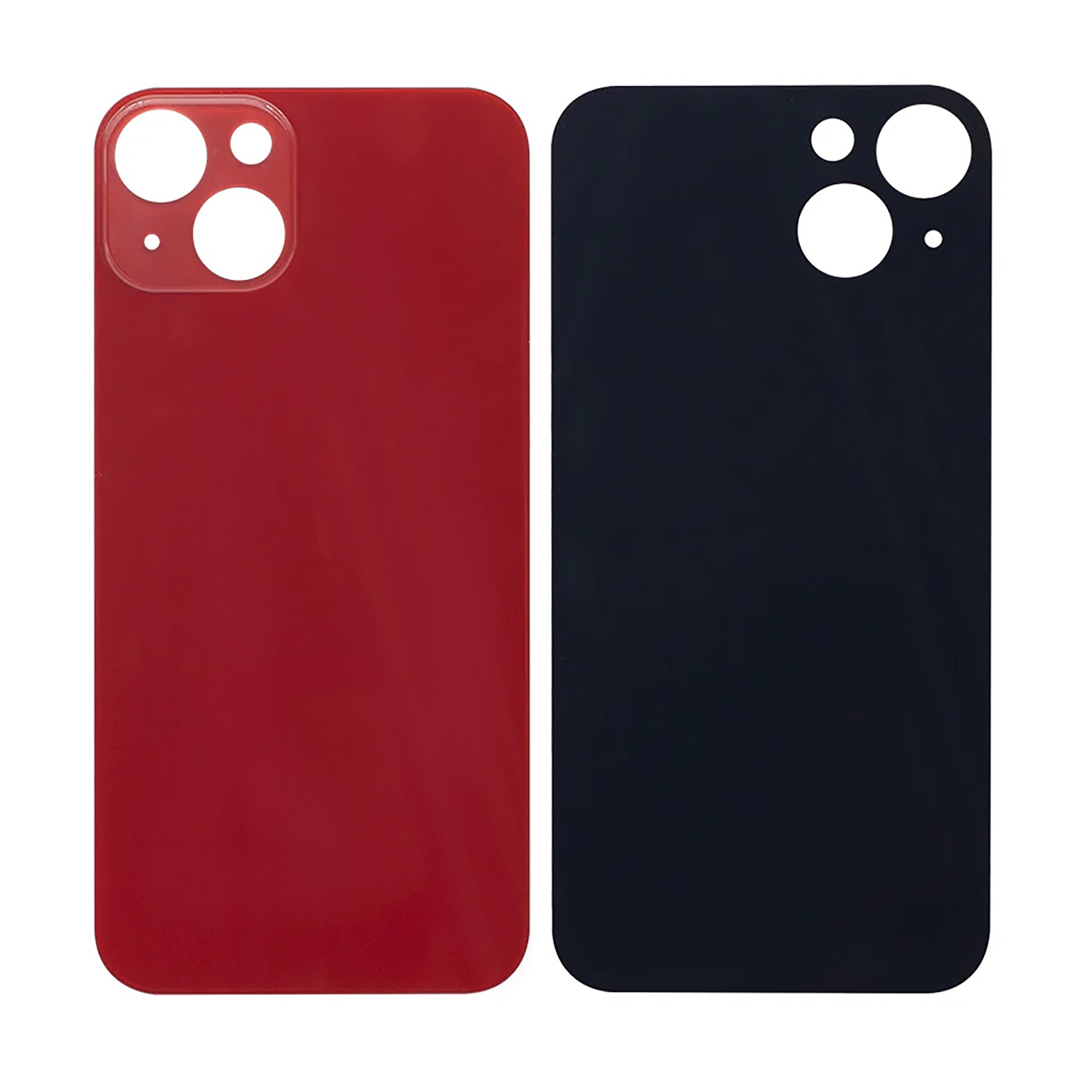 For Apple iPhone 13 Mini Back Glass, Enlarged Camera Frame Red Compatible
