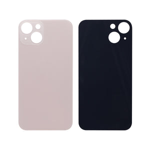 For Apple iPhone 13 Back Glass, Enlarged Camera Frame Pink Compatible