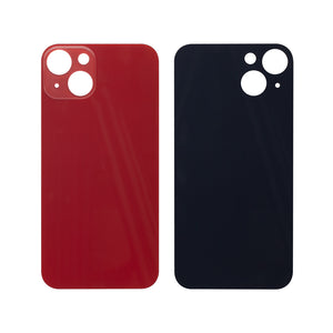 For Apple iPhone 13 Back Glass, Enlarged Camera Frame Red Compatible