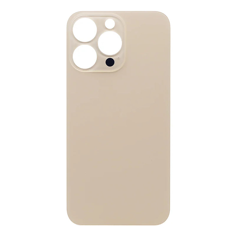 For Apple iPhone 13 Pro Back Glass, Enlarged Camera Frame Gold Compatible