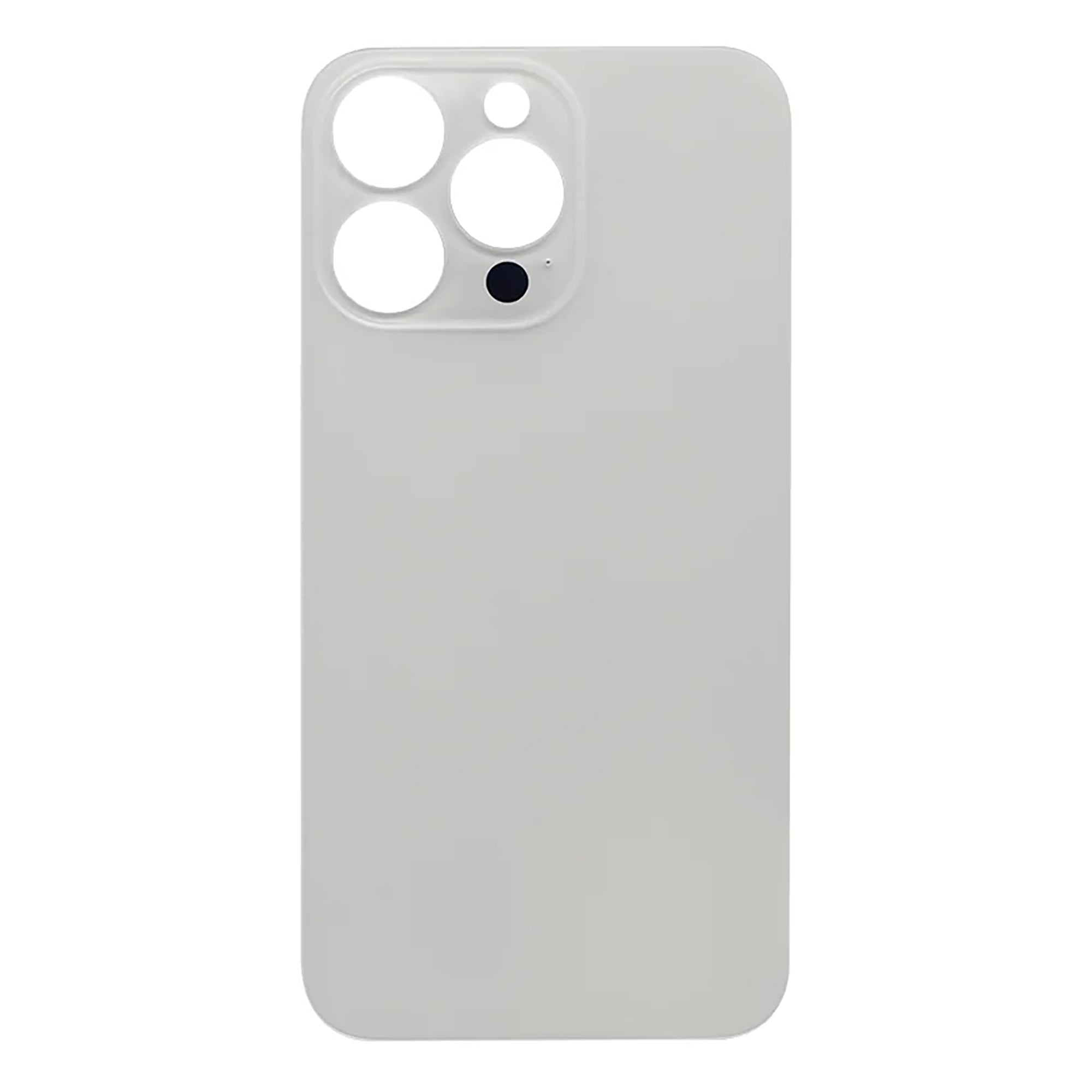 For Apple iPhone 13 Pro Back Glass, Enlarged Camera Frame Silver Compatible