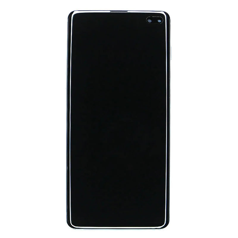 Samsung Galaxy S10 Plus G975F Display And Digitizer With Frame Prism Blue Service Pack