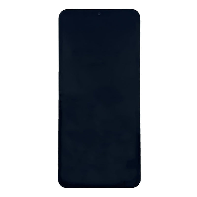 Samsung Galaxy M12 M127F Display And Digitizer With Frame Black Service Pack