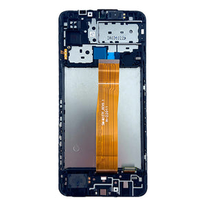 Samsung Galaxy M12 M127F Display And Digitizer With Frame Black Service Pack