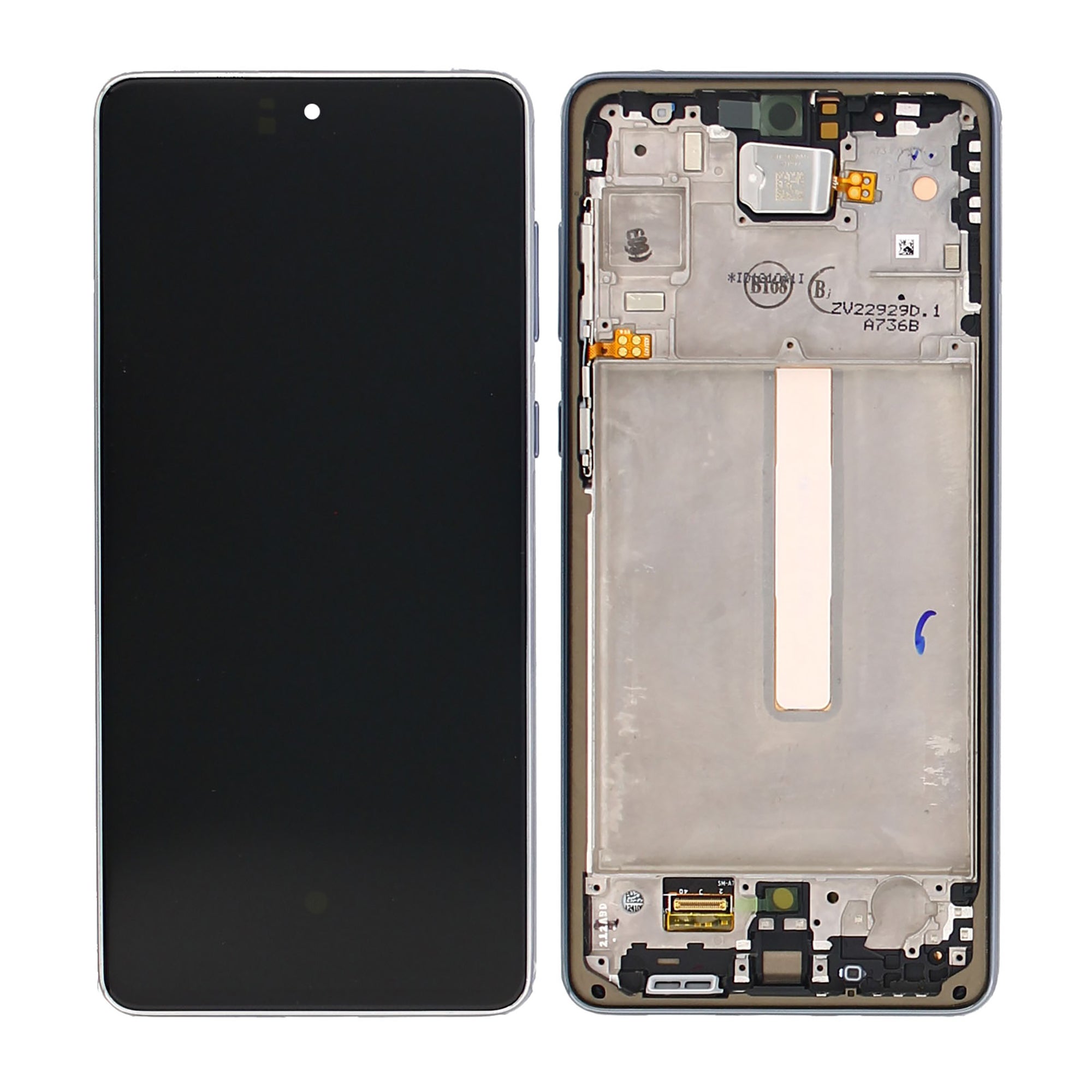 Samsung Galaxy A73 5G (2022) A736B Display And Digitizer With Frame Black Service Pack