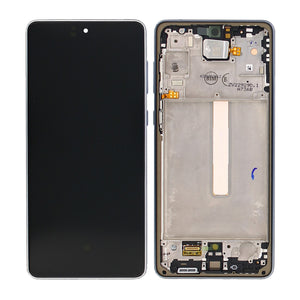 Samsung Galaxy A73 5G (2022) A736B Display And Digitizer With Frame Black Service Pack