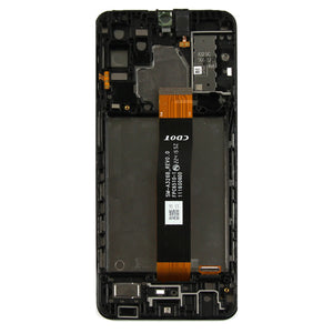 Samsung Galaxy A32 5G A326B Display And Digitizer With Frame Black Service Pack