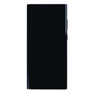 Samsung Galaxy S22 Ultra 5G S908B Display And Digitizer With Frame Phantom Black Soft-OLED