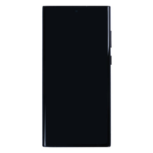 Samsung Galaxy S22 Ultra 5G S908B Display And Digitizer With Frame Phantom Black SOFT-OLED