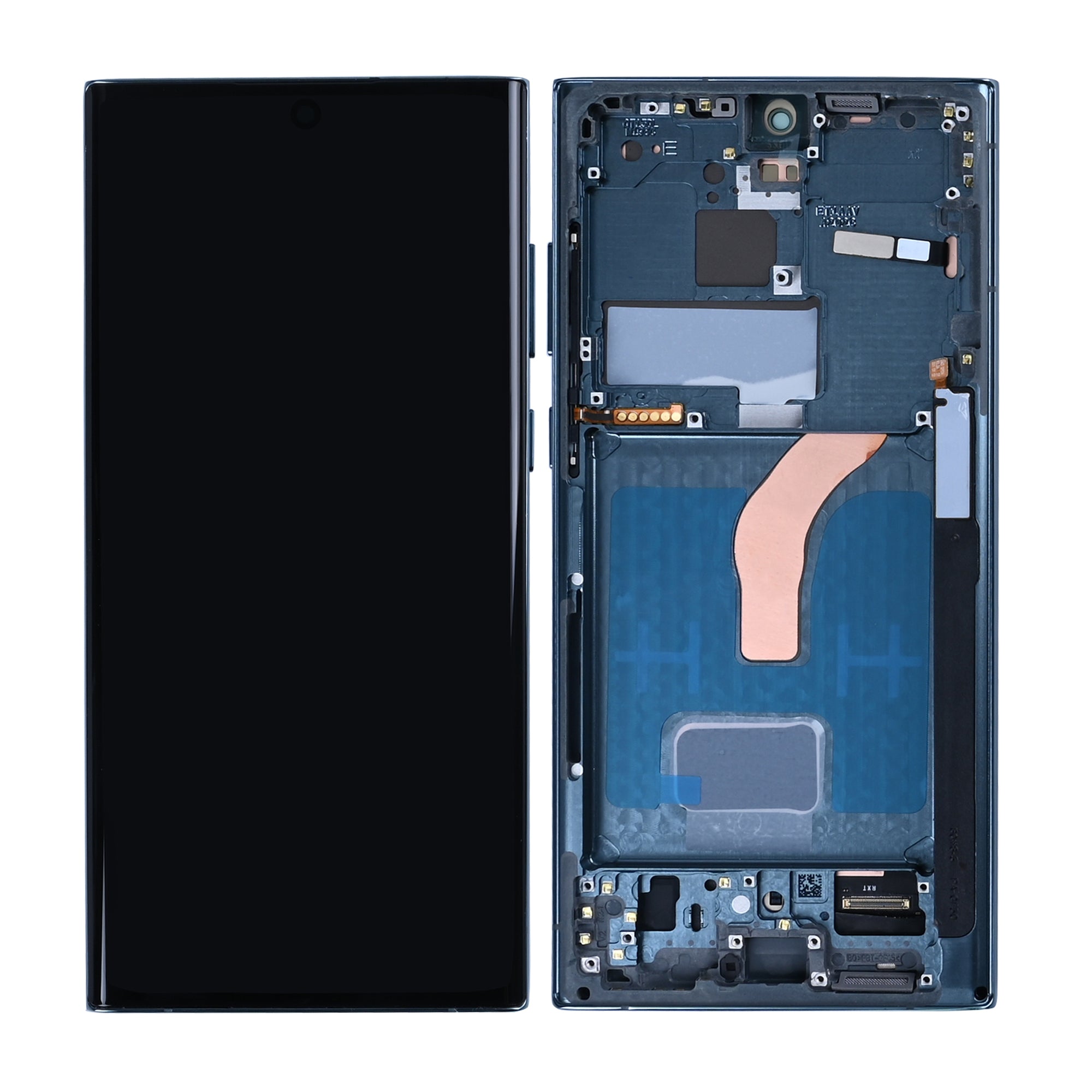 Samsung Galaxy S22 Ultra S908B Display And Digitizer With Frame Green Soft-OLED