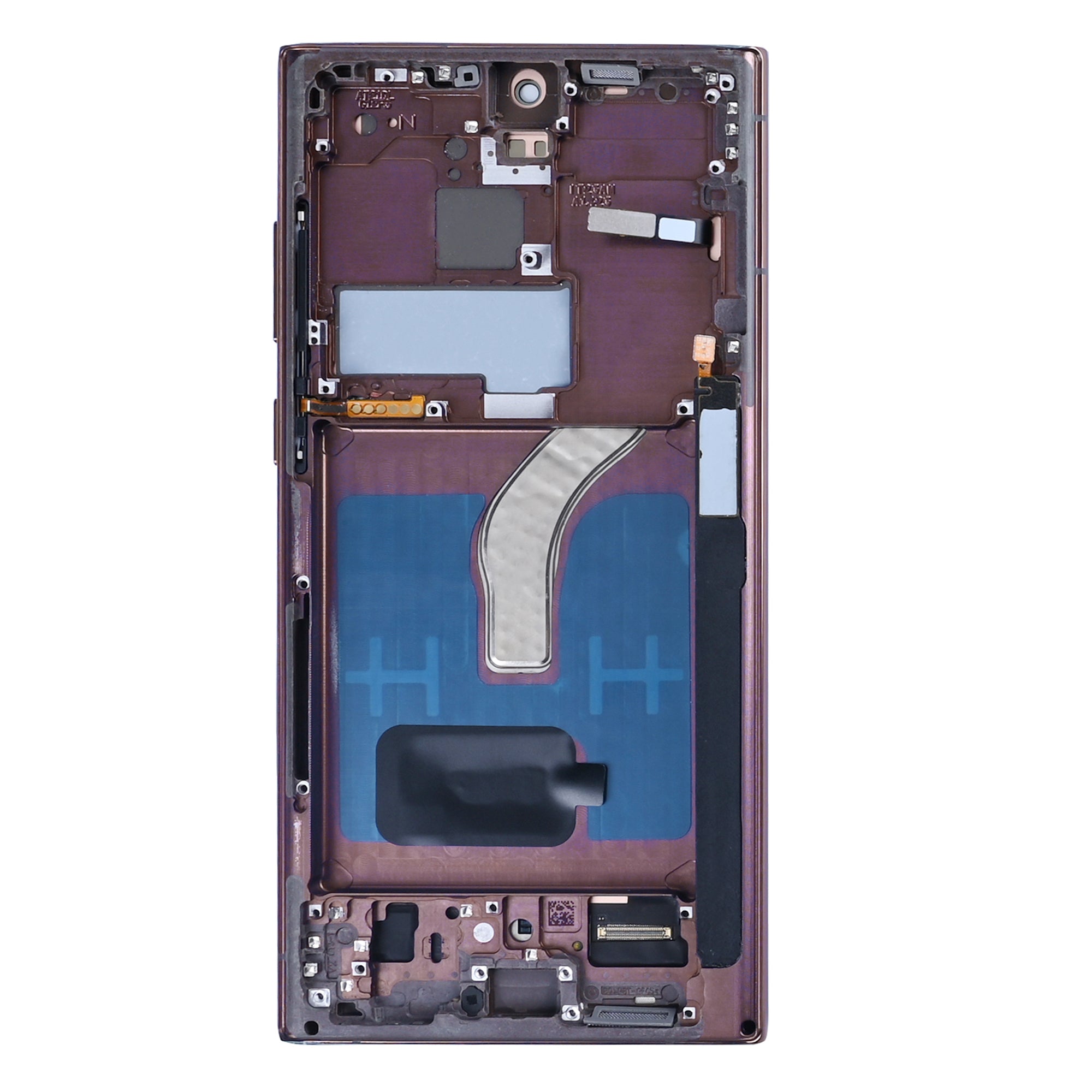 Samsung Galaxy S22 Ultra S908B Display And Digitizer With Frame Burgundy Soft-OLED