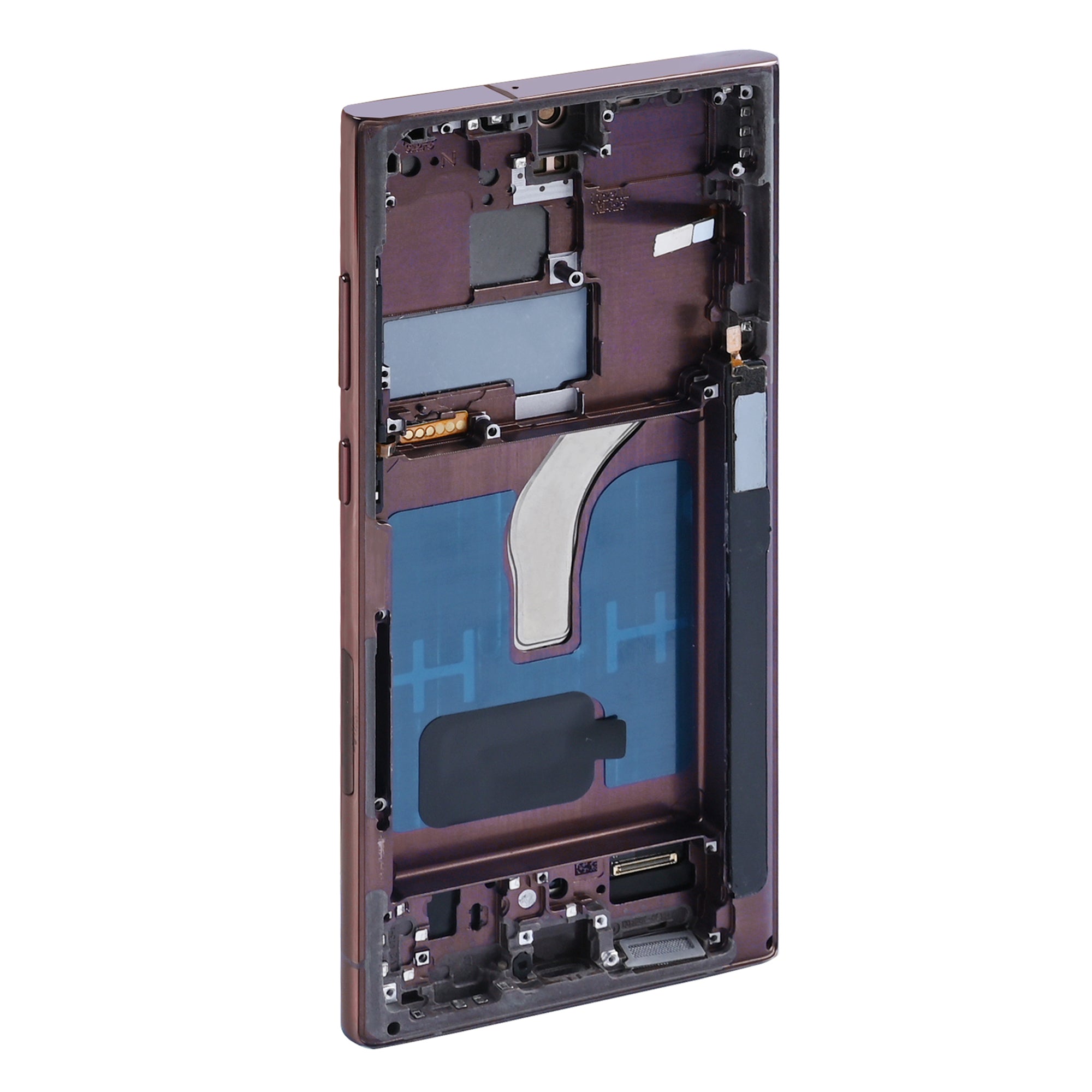Samsung Galaxy S22 Ultra S908B Display And Digitizer With Frame Burgundy Soft-OLED
