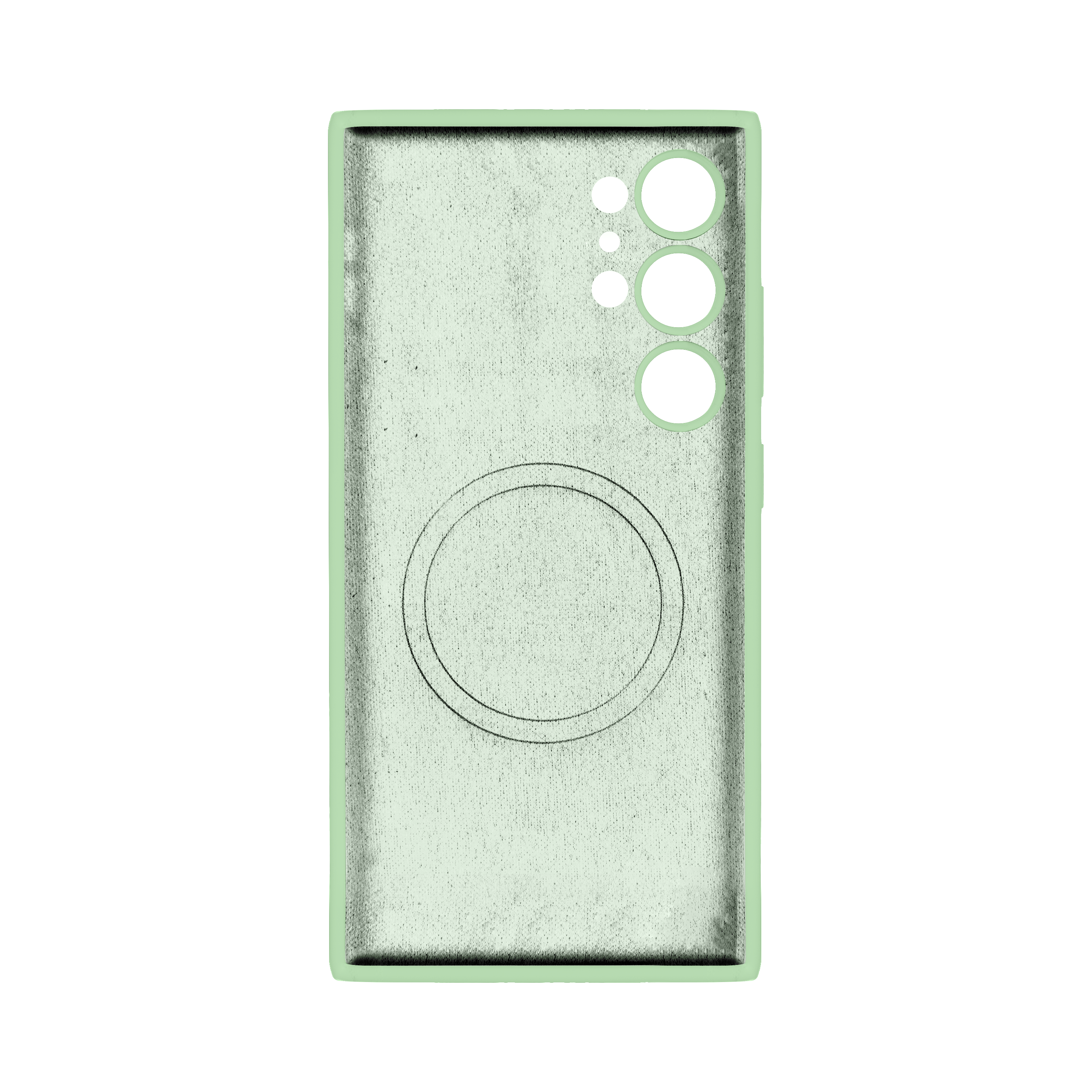 Rixus Soft TPU Phone Case Dark With MagSafe For Samsung Galaxy S24 Ultra Matcha