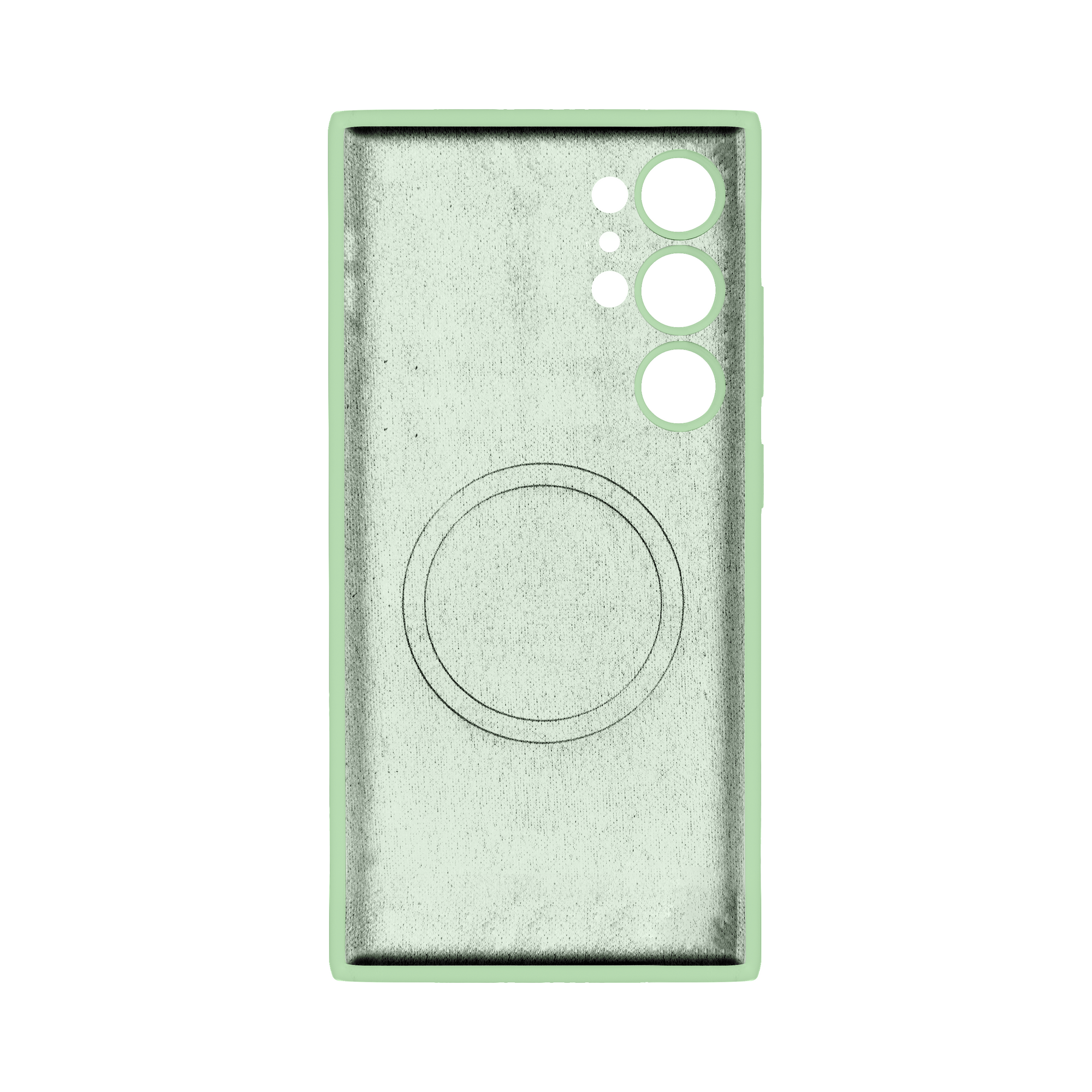 Rixus Soft TPU Phone Case Dark With MagSafe For Samsung Galaxy S24 Ultra Matcha