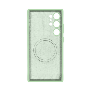 Rixus Soft TPU Phone Case Dark With MagSafe For Samsung Galaxy S24 Ultra Matcha