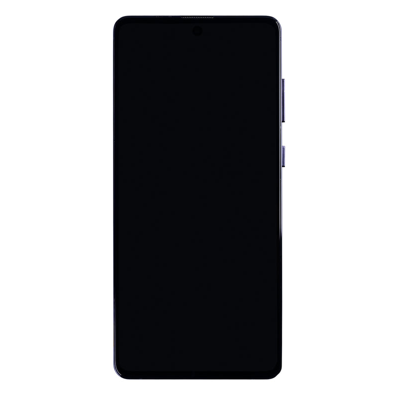 Samsung Galaxy Note 10 Lite N770F Display And Digitizer With Frame Aura Black SOFT-OLED