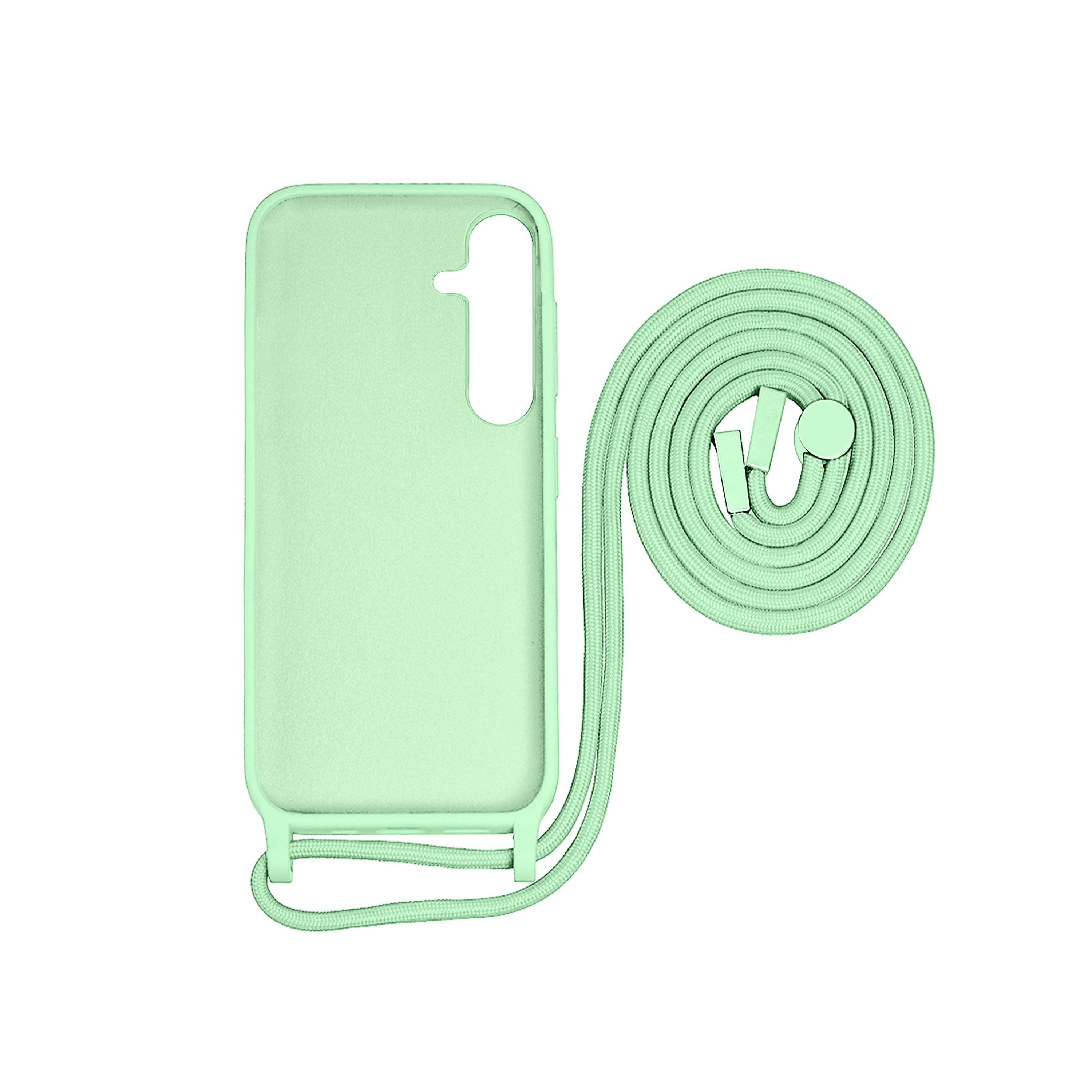 Rixus TPU Necklace Cord Cover For Samsung Galaxy S24 Matcha