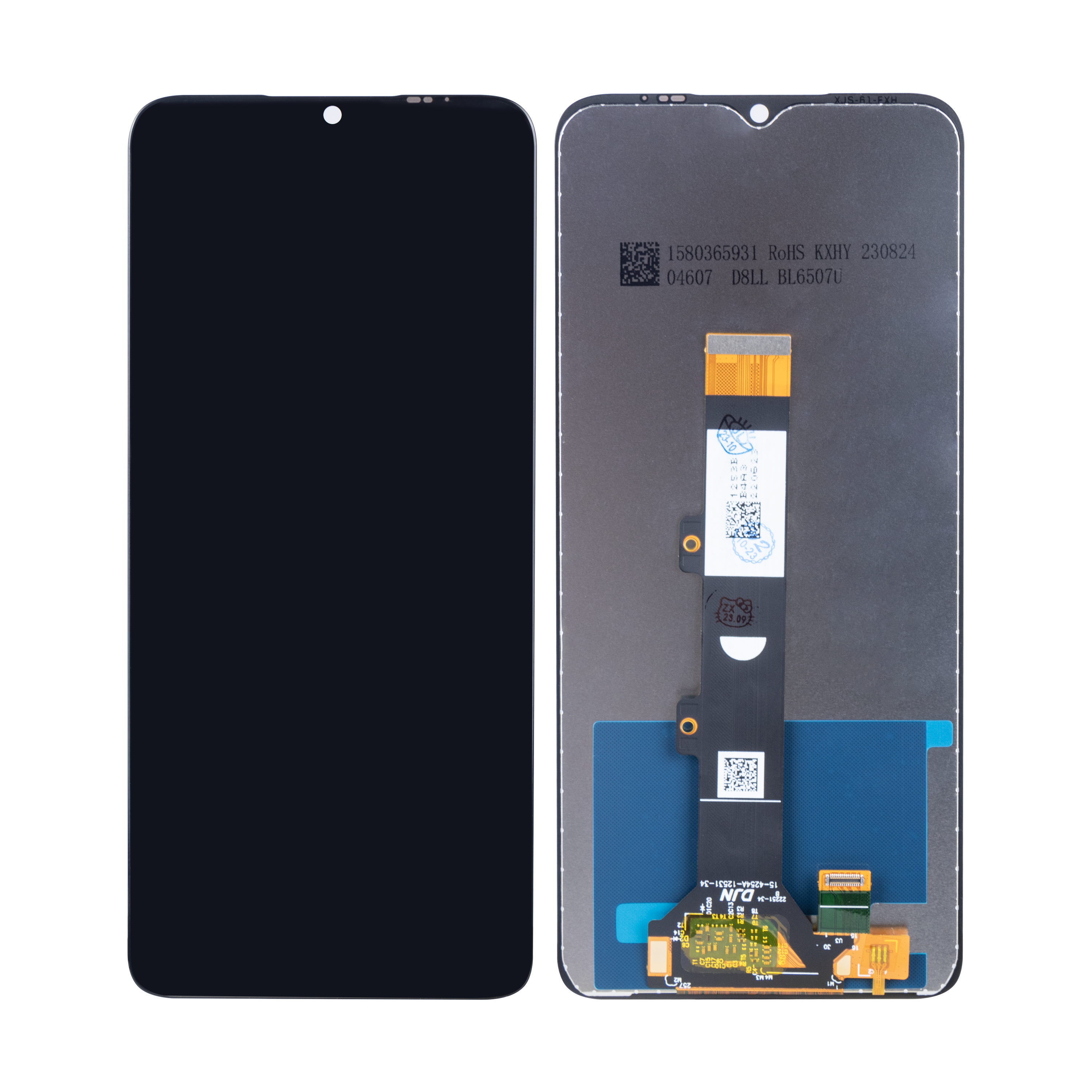 Motorola Moto E22i Display And Digitizer Without Frame Black OEM
