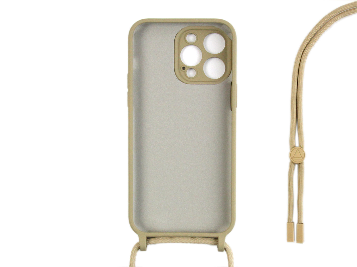 Rixus TPU Necklace Cord Cover For Apple iPhone 12 Pro Gold