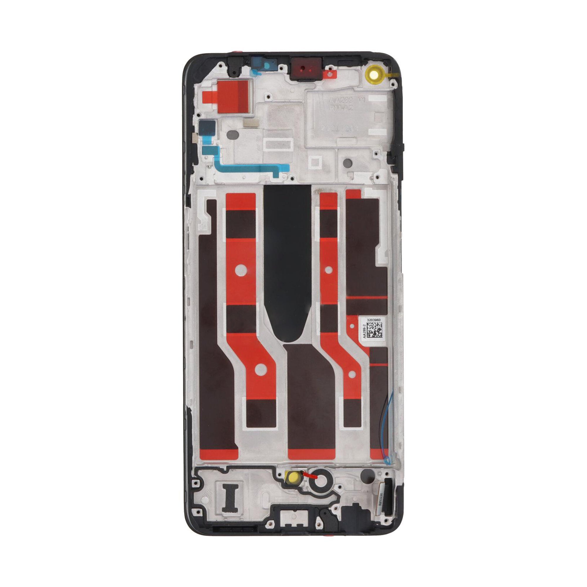 Oppo Reno 8 Lite Display And Digitizer With Frame Cosmic Black OEM