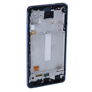 Samsung Galaxy A52 4G A525F Display And Digitizer With Frame Awesome Blue Soft-OLED