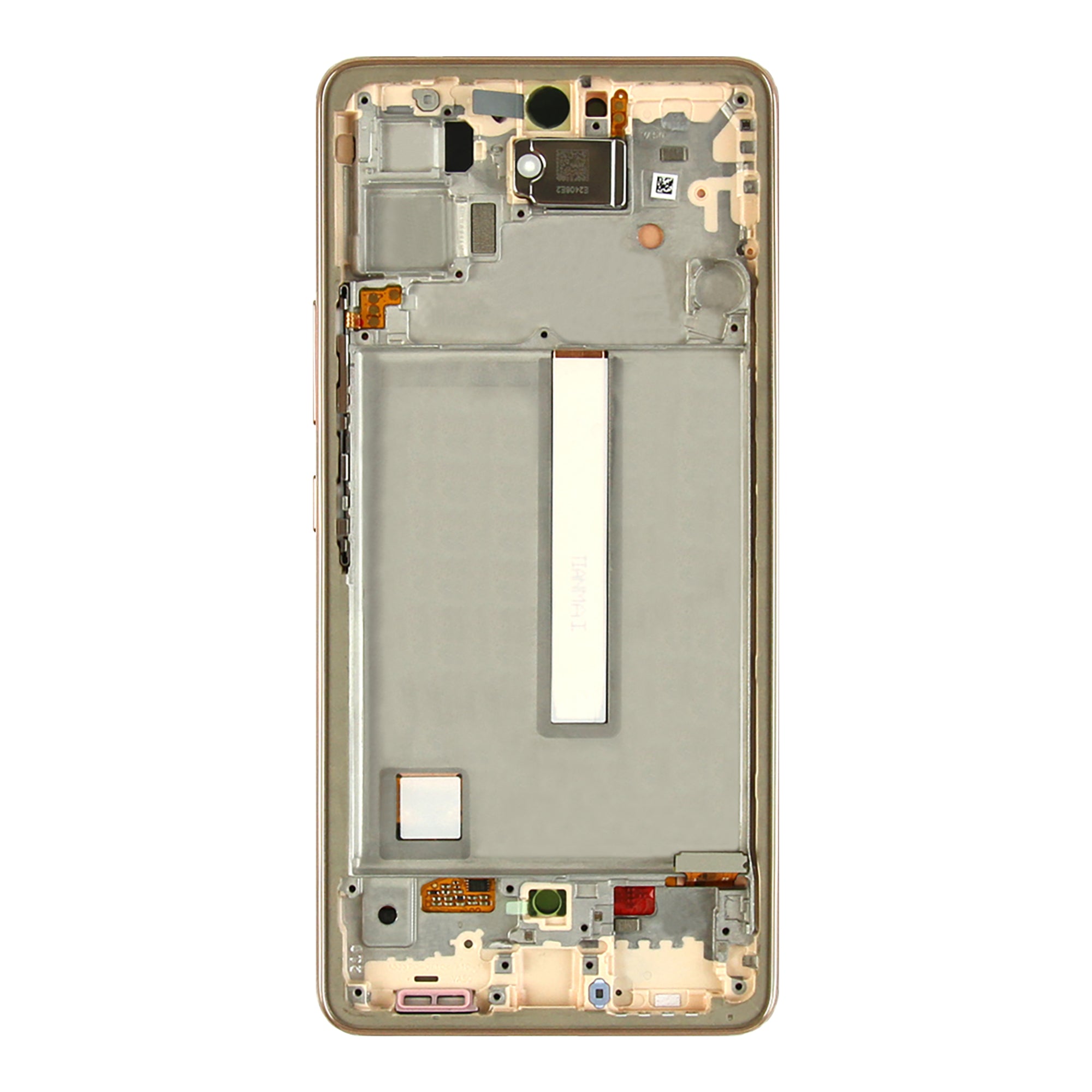 Samsung Galaxy A53 5G A536B Display And Digitizer With Frame Peach Service Pack