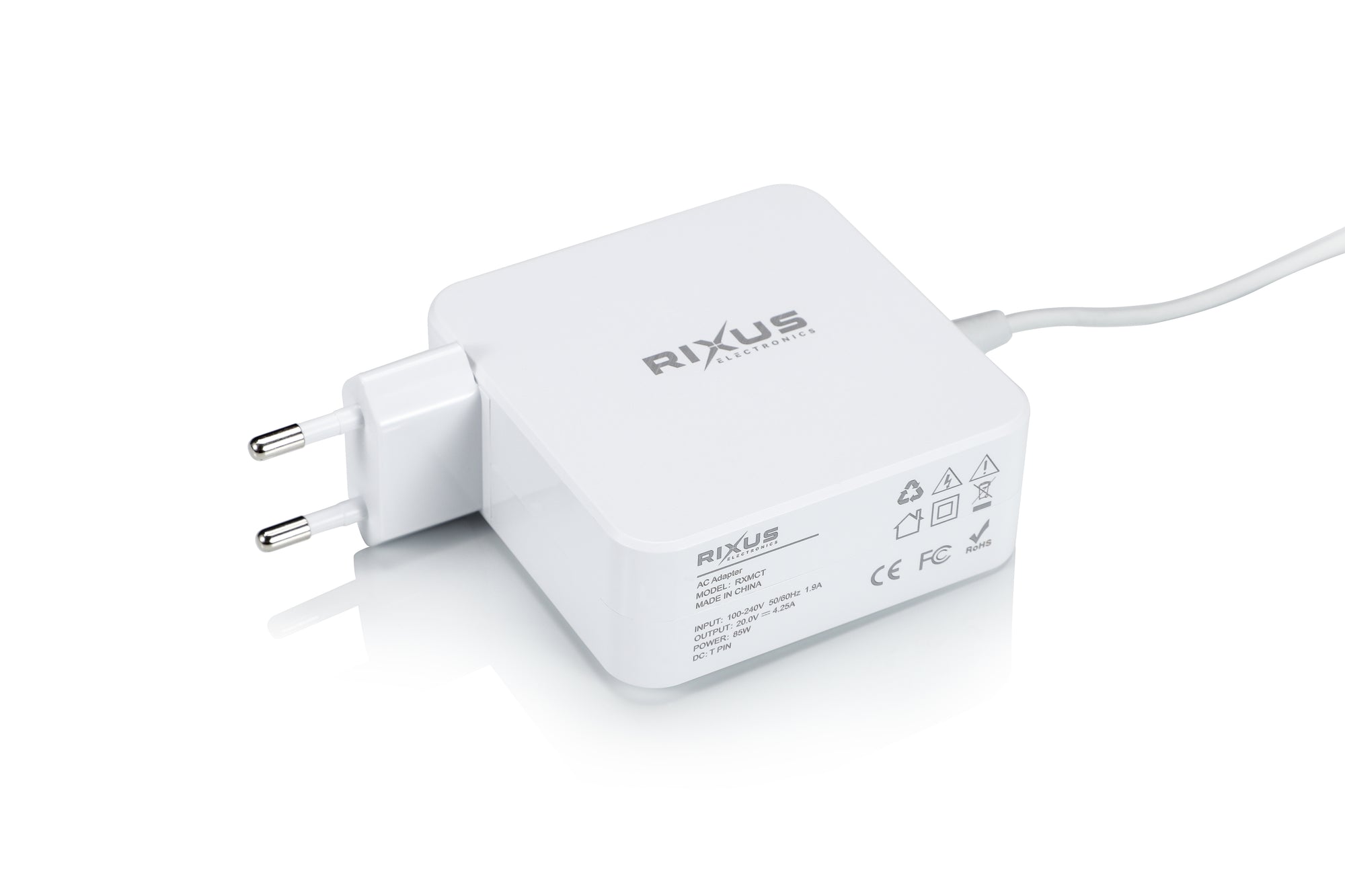 Rixus RXMCT 85W Charger For Macbook T Tip