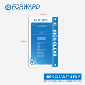 FORWARD 7 inch High Clear Flexible Explosion-proof Film (XS) (50pcs)