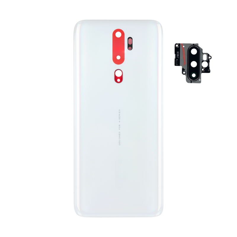 Oppo A5 (2020) Back Cover Dazzling White  (+Lens) (OEM)