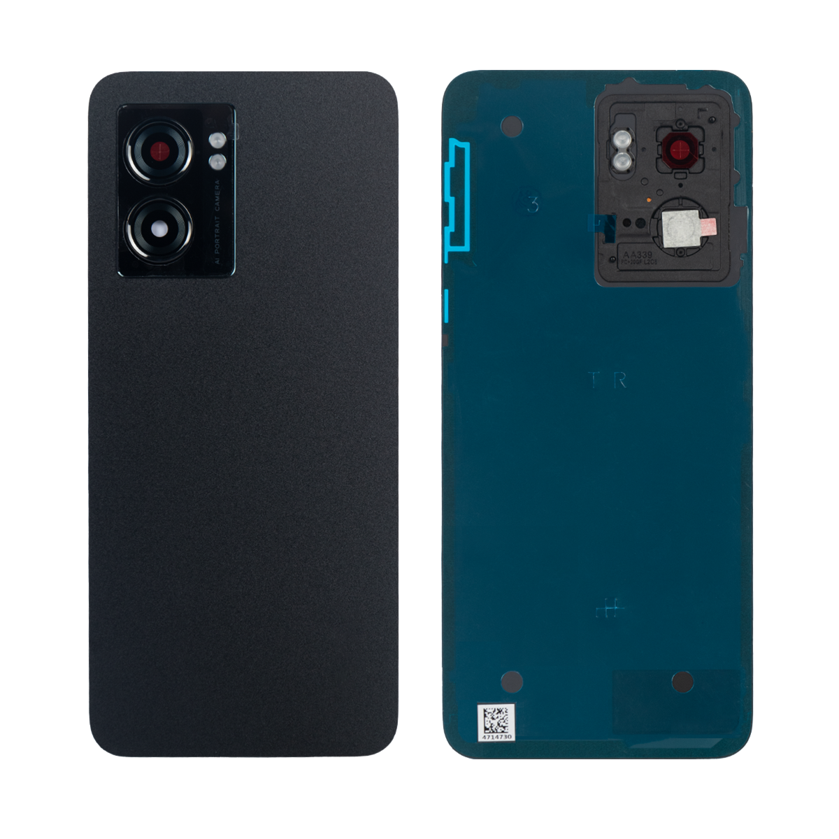Oppo A77 CPH2339 Back Cover Midnight Black (+Lens) (OEM)
