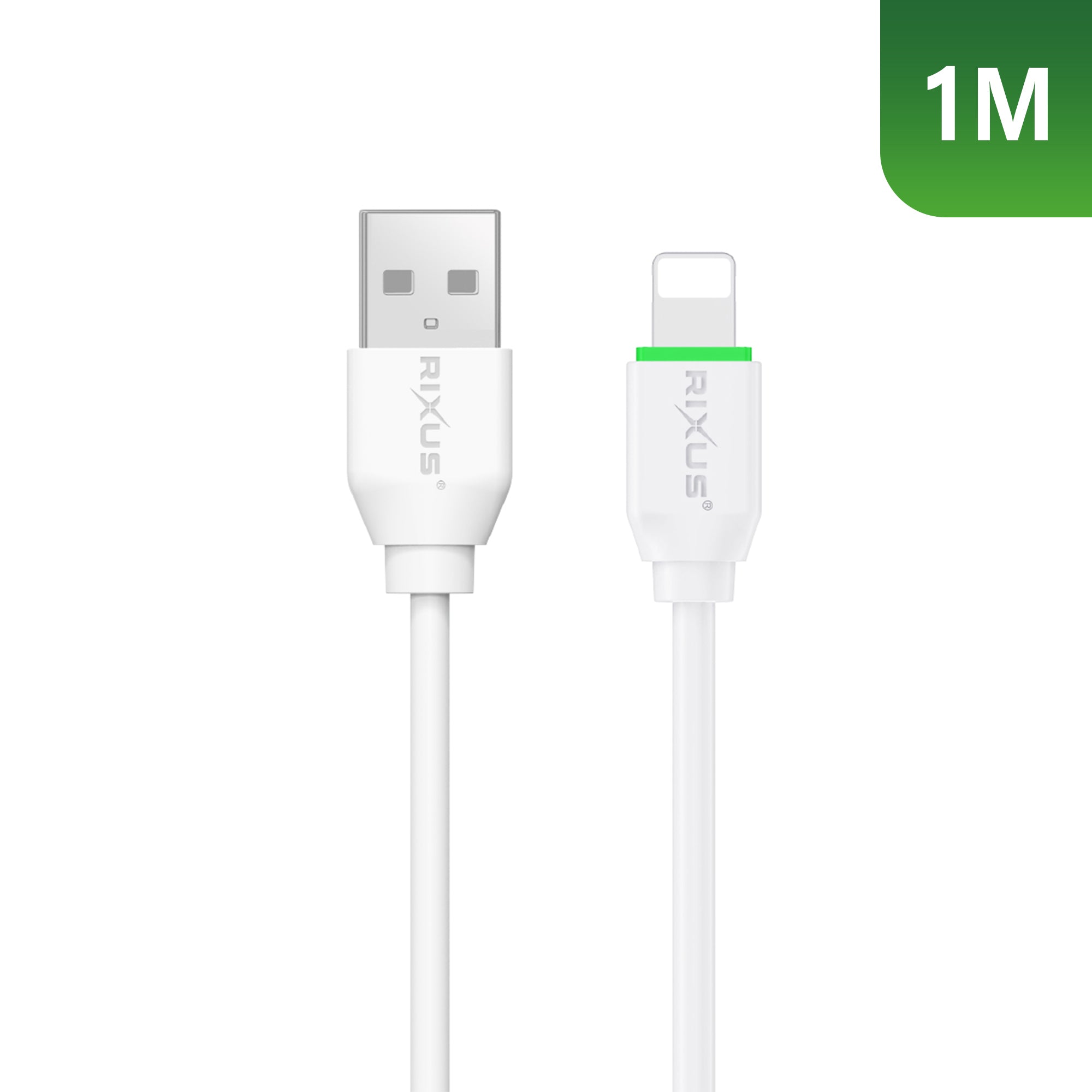 Rixus RXU81A Boost Data Cable Lightning Connector 1m White