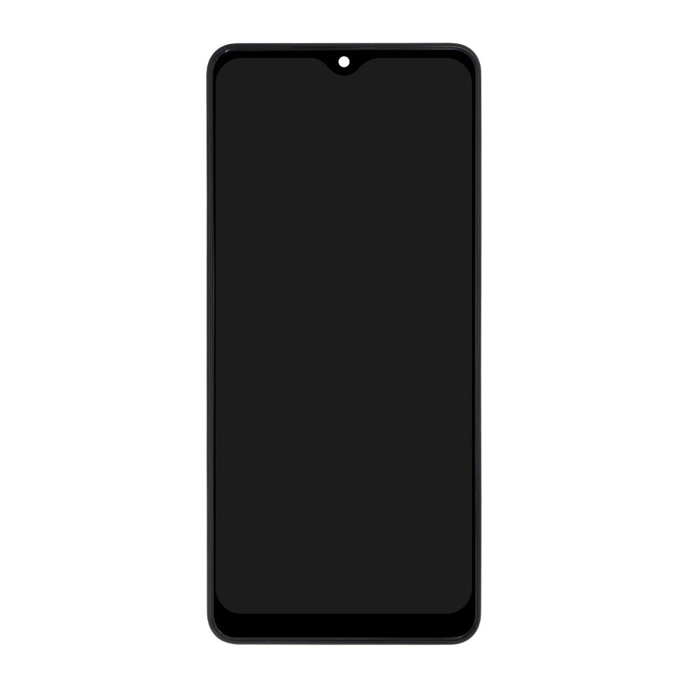 Samsung Galaxy A12s A127F Display And Digitizer With Frame Black Service Pack