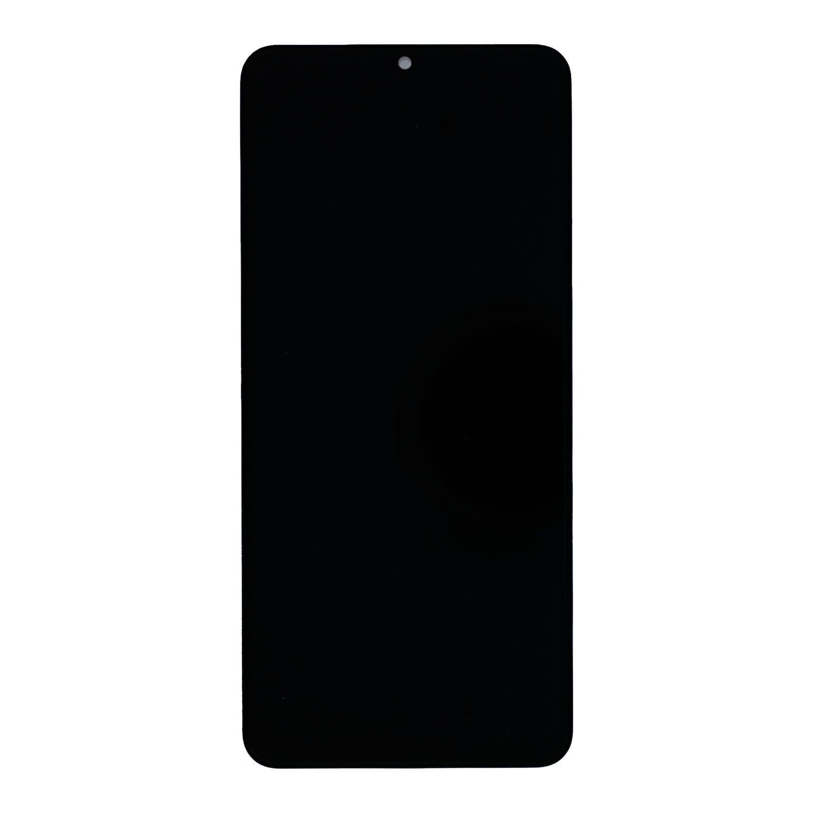 Samsung Galaxy A12s A127F Display And Digitizer With Frame Black Service Pack