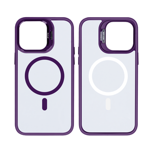 Rixus Classic 03 Case With MagSafe For Apple iPhone 13 Pro Deep Purple