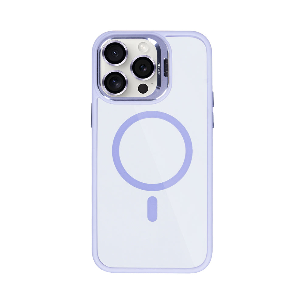 Rixus Classic 03 Case With MagSafe For Apple iPhone 12 Pro Max Light Purple