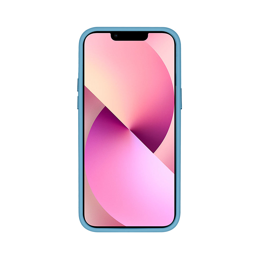 Rixus Classic 03 Case With MagSafe Compatible For Apple iPhone 12 Pro Max Light Blue