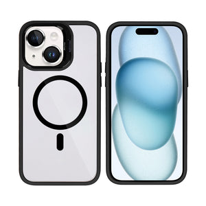 Rixus Classic 03 Case With MagSafe For Apple iPhone 15 Plus Black