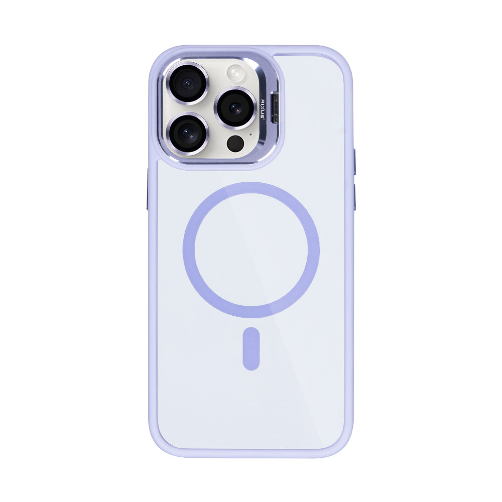 Rixus Classic 03 Case With MagSafe For Apple iPhone 14 Pro Light Purple