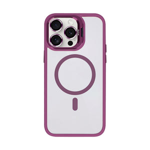 Rixus Classic 03 Case With MagSafe For Apple iPhone 14 Pro Dark Pink