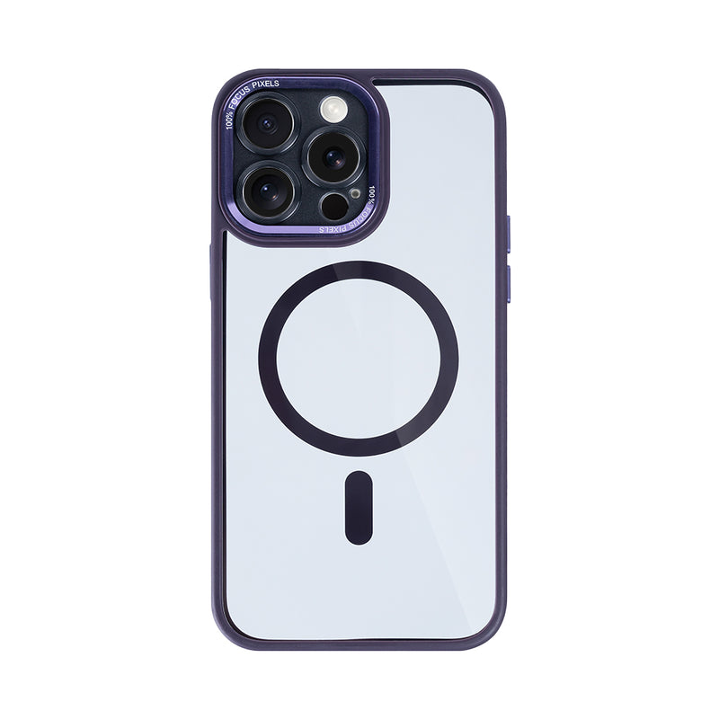 Rixus Classic 04 Case With MagSafe Compatible For Apple iPhone 13 Pro Max Purple