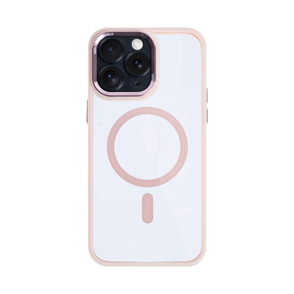 Rixus Classic 04 Case With MagSafe Compatible For Apple iPhone 11 Pro Pink