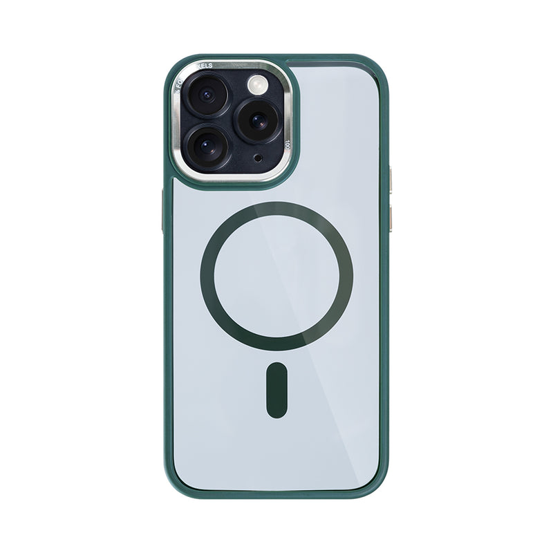 Rixus Classic 04 Case With MagSafe Compatible For Apple iPhone 11 Pro Max Dark Green