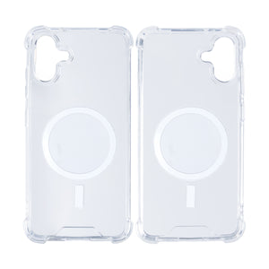 Rixus Anti-Burst Case With MagSafe For Samsung Galaxy A05 Transparent